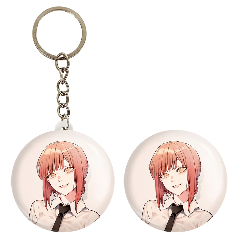 پیکسل خندالو مدل ماکیما انیمه مرد اره ای Chainsaw Man کد 22346 به همراه جاکلیدی