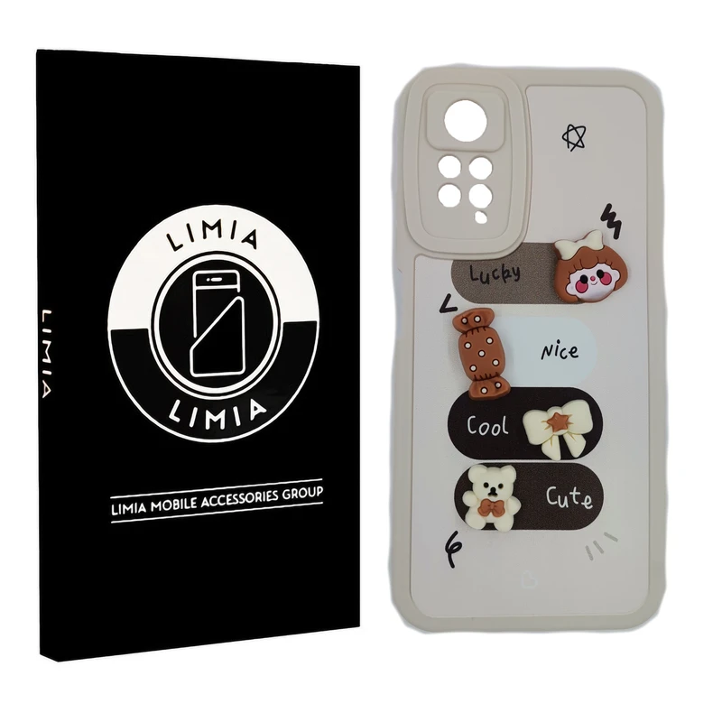 کاور لیمیا مدل فانتزی لنزدار ژله ای طرح عروسکی برجسته مناسب برای گوشی موبایل شیائومی Redmi Note 11 Pro