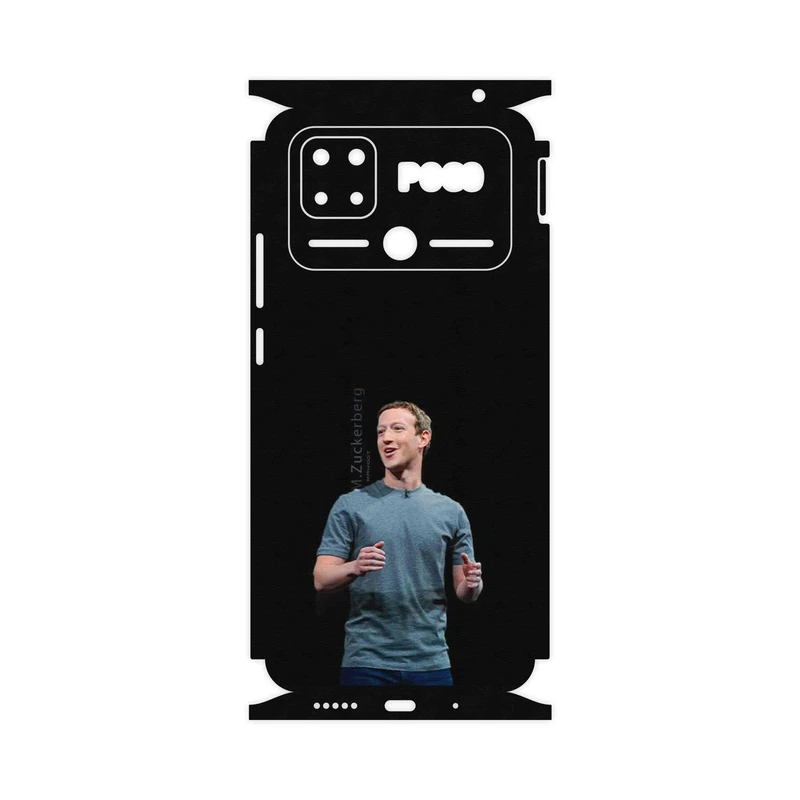 برچسب پوششی ماهوت مدل Mark_Zuckerberg-FullSkin مناسب برای گوشی موبایل شیائومی Poco C40