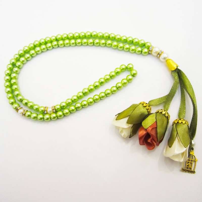 تسبیح مدل گلدار لاله