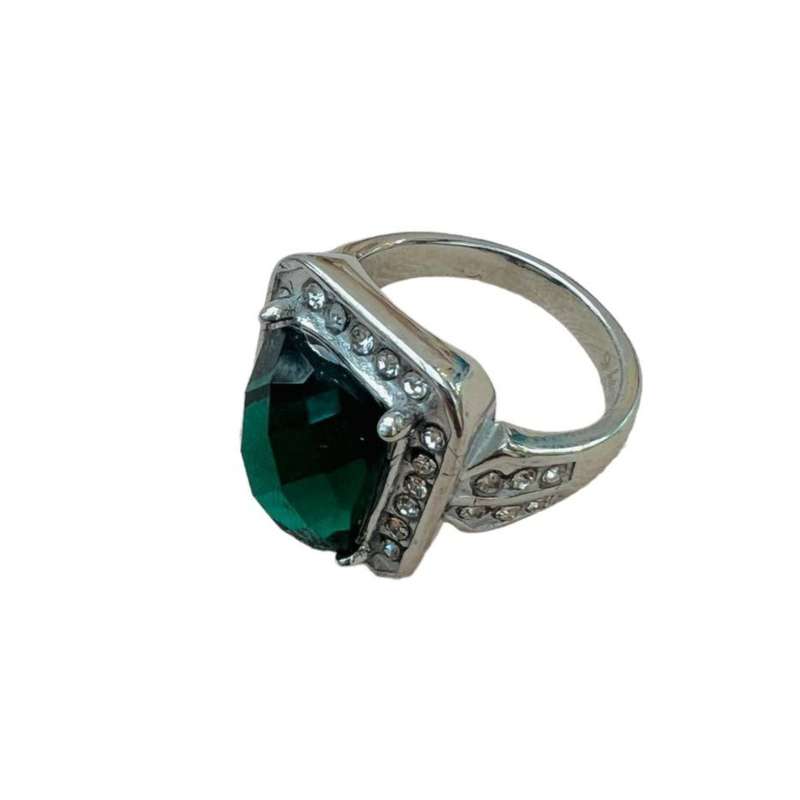 انگشتر زنانه مدل مربع نگینی کد kr انگشتر زنانه مدل مربع نگینی کد kr