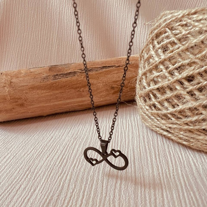 نیم ست زنانه مدل بینهایت طرح قلب