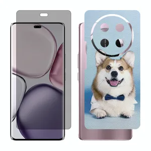 Glass Together model privacy screen protector suitable for Honor X9c mobile phone with back cover sticker