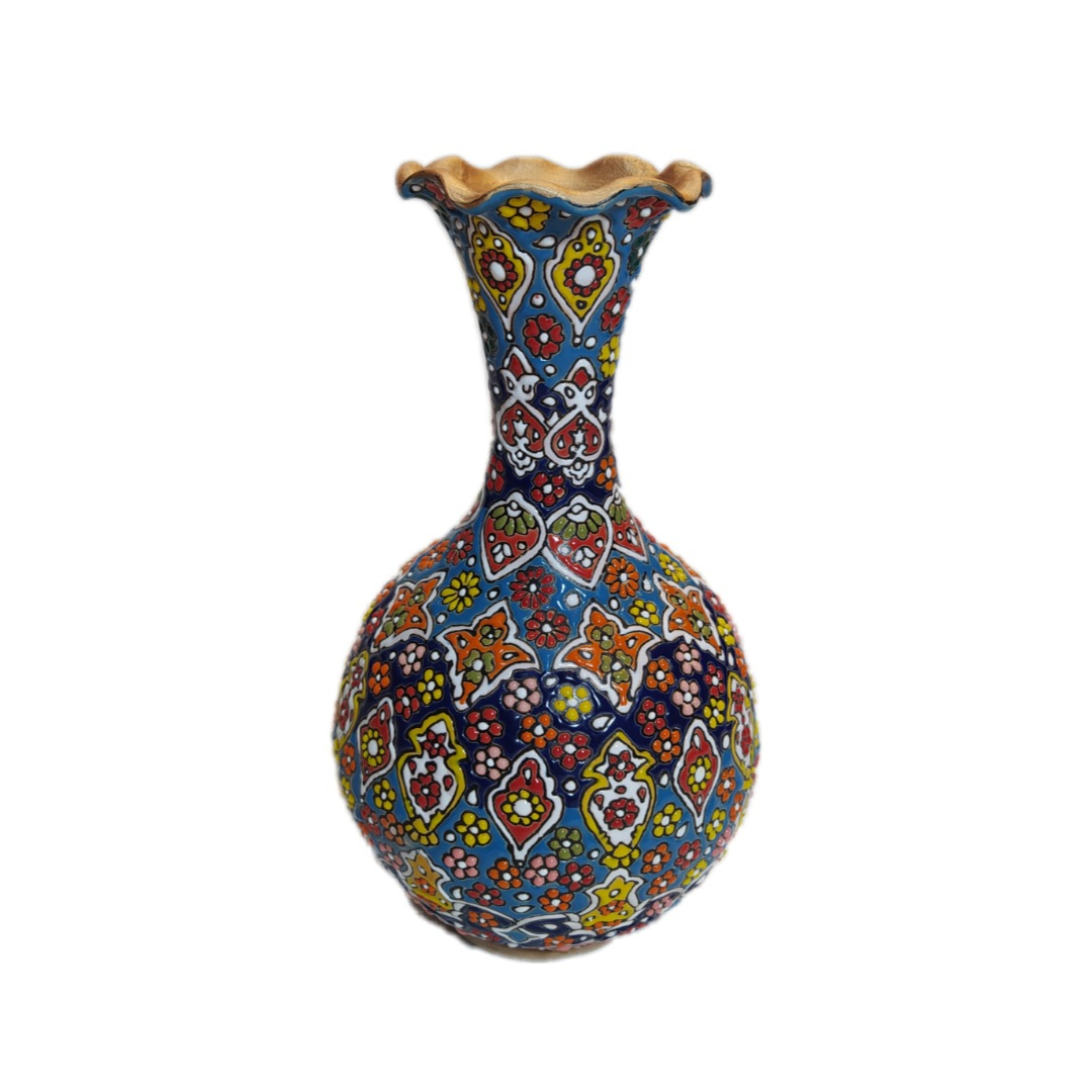 گلدان میناکاری کد 02