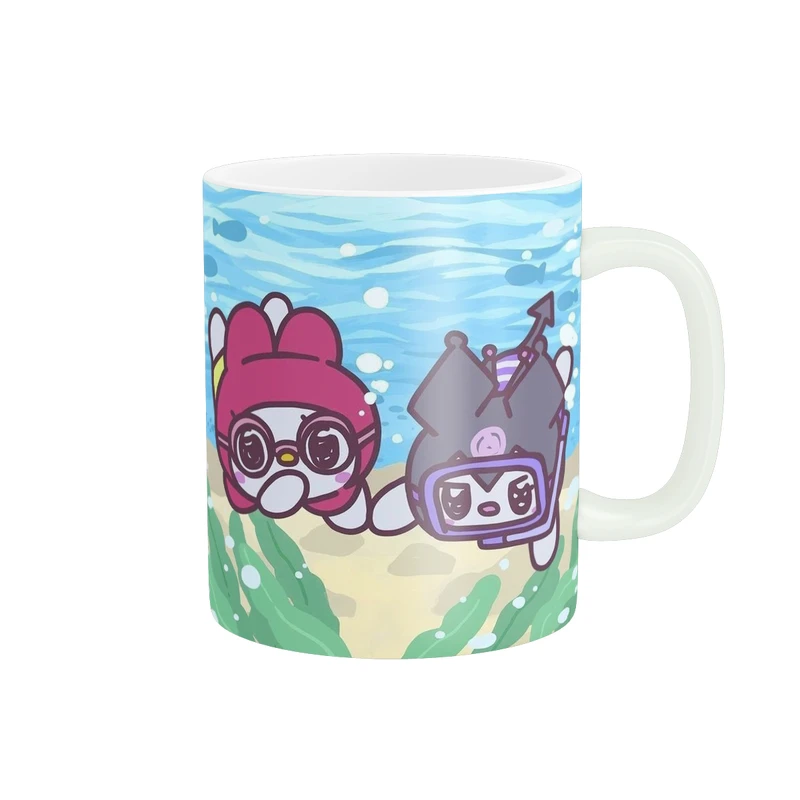 ماگ پادآفرین مدل کارتون کرومی و مای ملودی کد PM3087