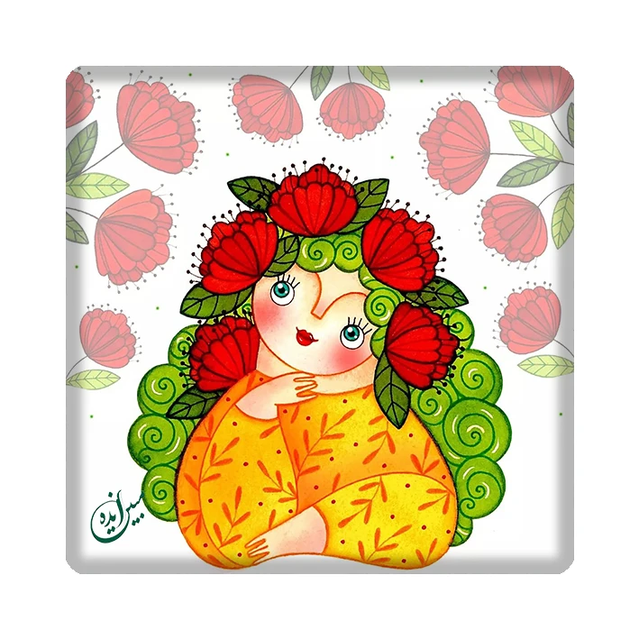 کاشی مبین ایده مدل دخترانه kh10 کد 1446