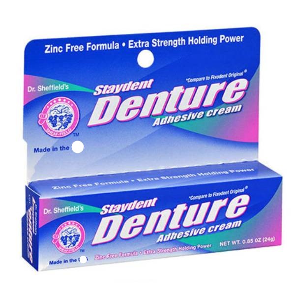 چسب دندان مصنوعی دنچر مدل Denture Zinc Free وزن 24 گرم