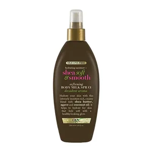 اسپری نرم کننده  بدن او جی ایکس مدل Shea Soft & Smooth Body Milk حجم 200 میلی لیتر