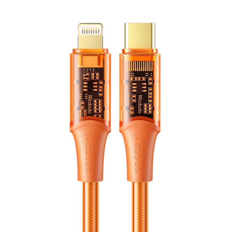 کابل تبدیل USB-C به لایتنینگ مک دودو مدل CA-1593 طول 1.8 متر
