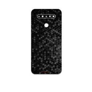 MAHOOT Honey-Comb-Circle Cover Sticker for LG K51S