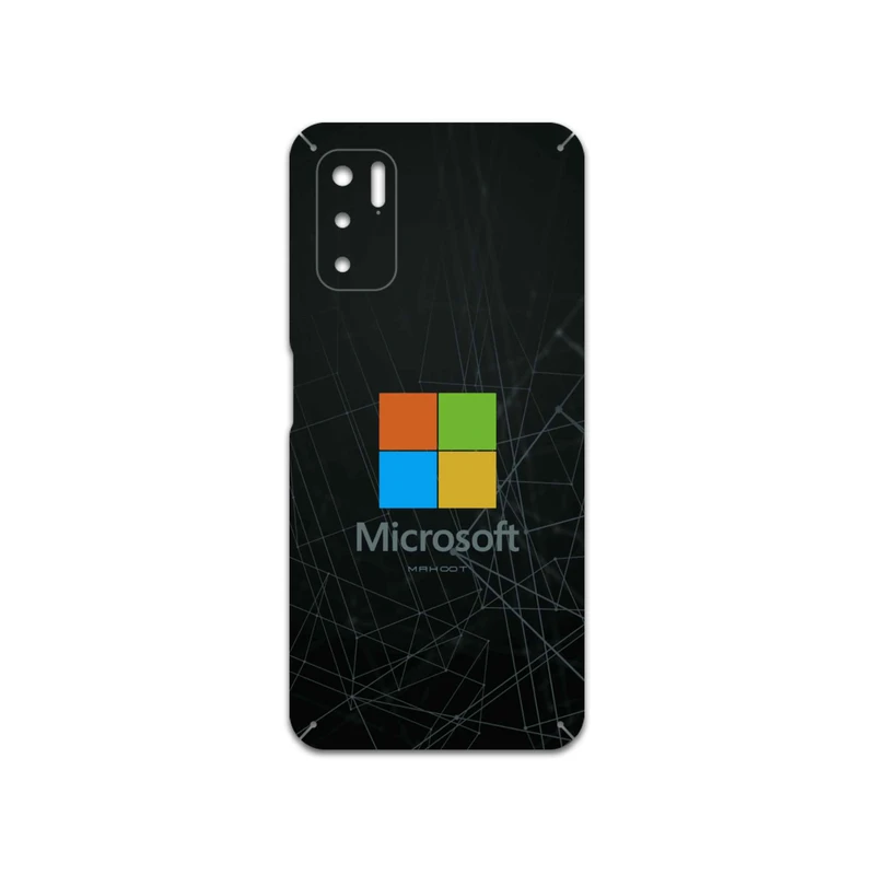 برچسب پوششی ماهوت مدل Microsoft-Logo مناسب برای گوشی موبایل شیائومی Redmi Note 10 5G