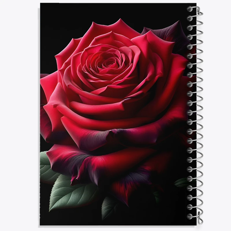 دفتر نقاشی 50 برگ خندالو طرح گل رز کد F8401