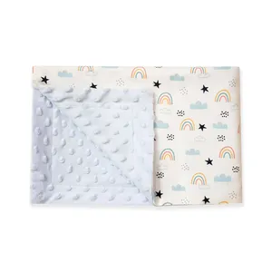  پتو کودک طرح رنگین کمان سایز 70x100 سانتی متر