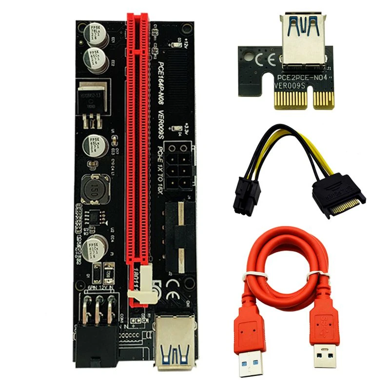 رایزر گرافیک تبدیل PCI EXPRESS X1 به X16 مدل VER009S