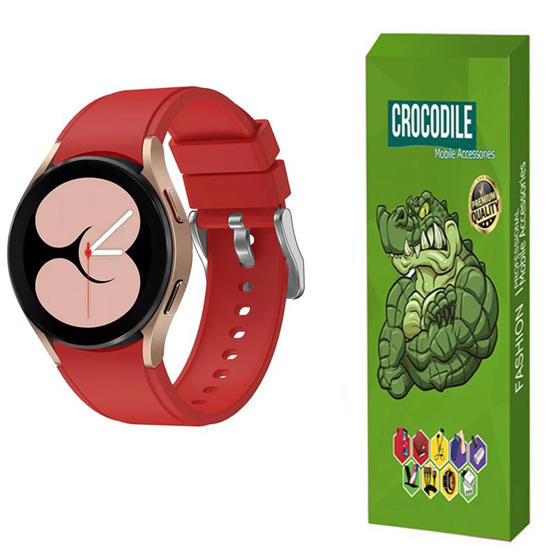 بند کروکودیل مدل Straited مناسب برای ساعت هوشمند سامسونگ GALAXY Watch 4 classic