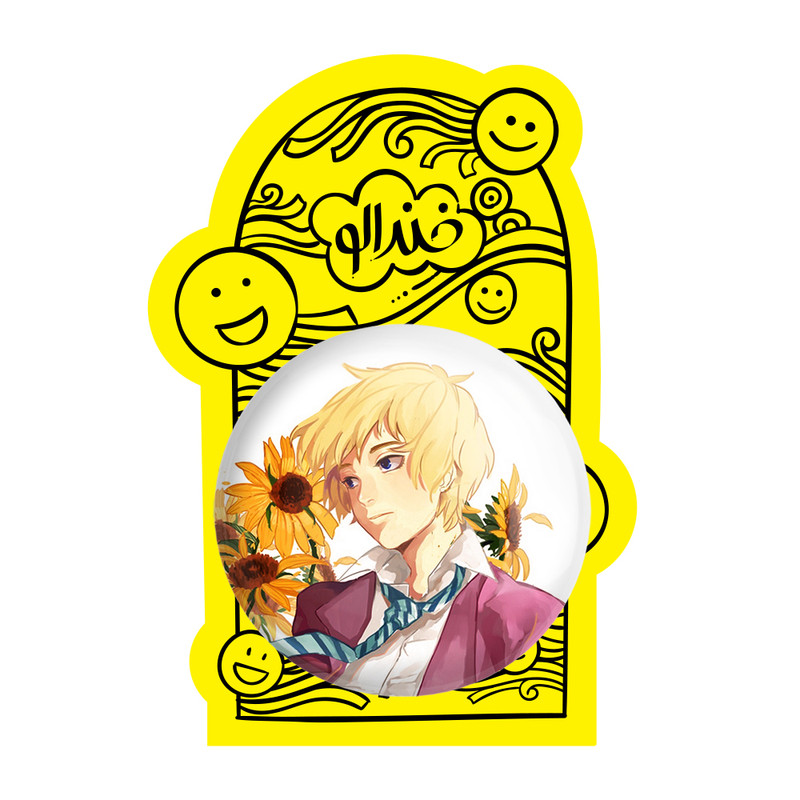 آینه جیبی خندالو مدل ارتاکا انیمه موب سایکو Mob Psycho 100 کد 24448