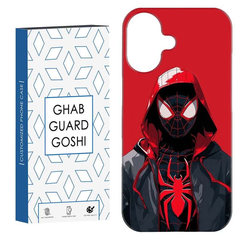 کاور قاب گارد گوشی طرح مرد عنکبوتی کد Dimo-612 مناسب برای گوشی اپل Iphone 16     