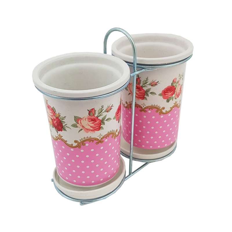 جاقاشقی فرش کیپس مدل Flowers  کد 95