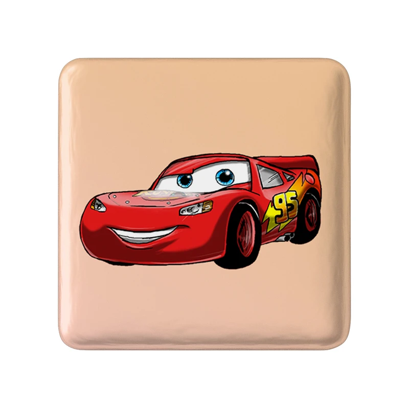 مگنت خندالو طرح ماشین ها (Cars) مدل مربعی کد 36534
