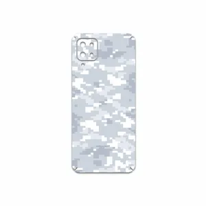 MAHOOT Army-Snow-Pixel Cover Sticker for Samsung Galaxy A12 Nacho