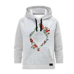 هودی زنانه مدل یلدا کد B198 رنگ طوسی