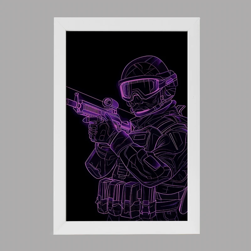 تابلو خندالو مدل کال آف دیوتی (call Of Duty) کد F2304