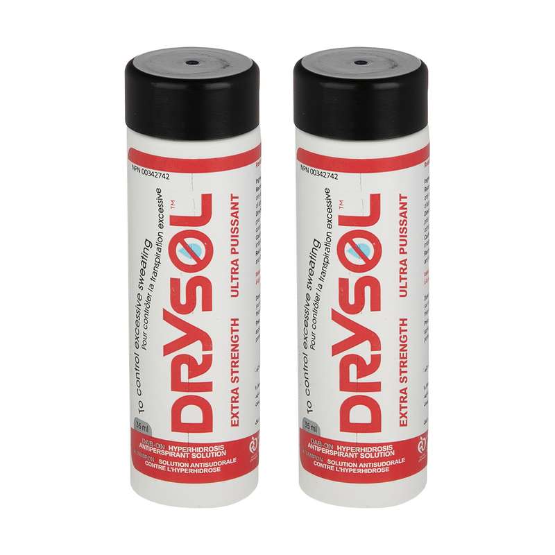 ضد تعریق درایسول مدل Extra Strength مناسب برای زیر بغل و کف دست و پا حجم 35 میلی لیتر بسته 2 عددی ضد تعریق درایسول مدل Extra Strength مناسب برای زیر بغل و کف دست و پا حجم 35 میلی لیتر بسته 2 عددی