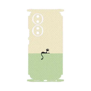 MAHOOT Minimal Internet Cat Icon-FullSkin Cover Sticker for Honor 90