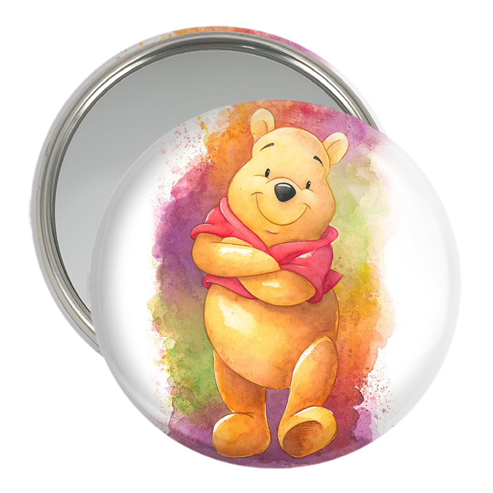 آینه جیبی خندالو مدل خرس پو Winnie The Pooh  کد 1594