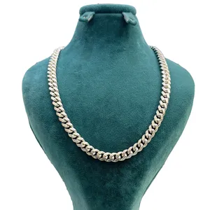 زنجیر نقره مردانه مدل 3 قفله 943-345