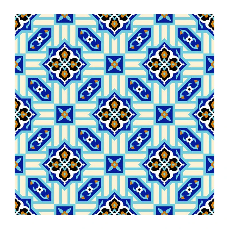 کاشی گلاک مدل اسلیمی طرح سنتی ایرانی کد TT128