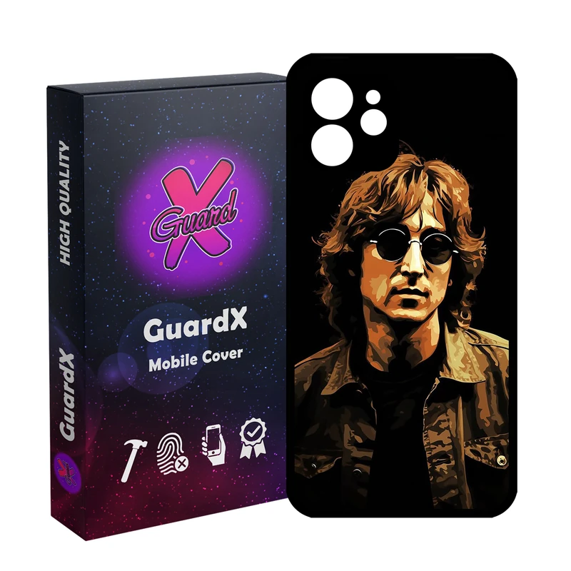 کاور گارد ایکس طرح مرد مدل Glass10753 مناسب برای گوشی موبایل اپل iPhone 12