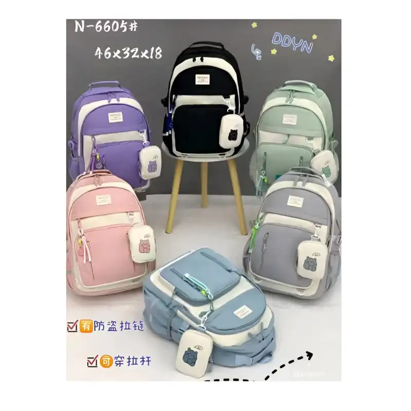 کوله پشتی مدل فانتزی جیب خرسی کد 6605