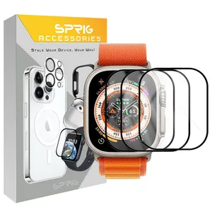Sprig SH-FULL Screen protector suitable for Wearfit BW8 Ultra Pack of 3