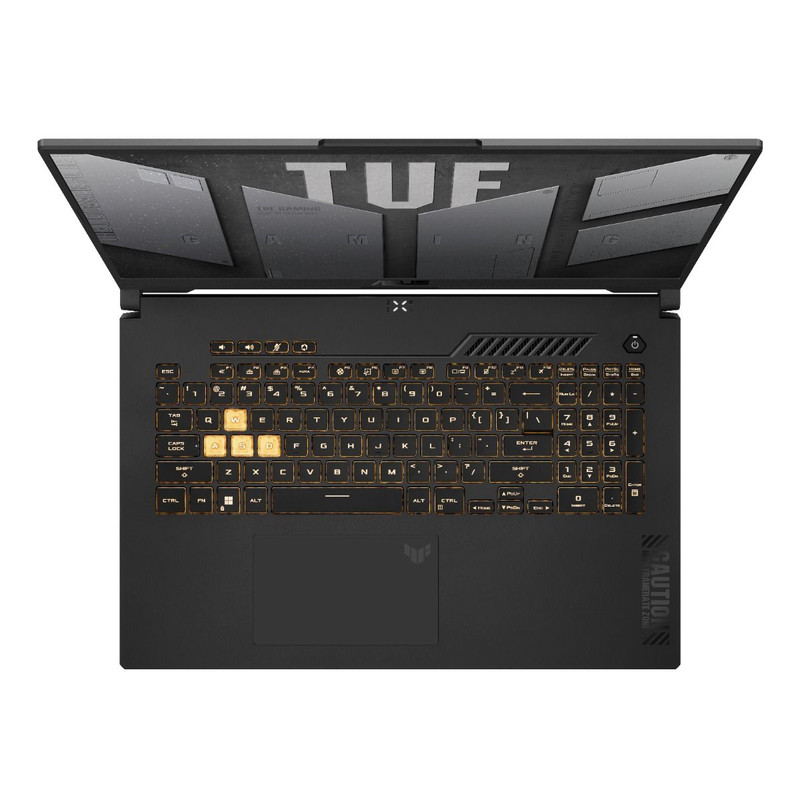 لپ تاپ 17.3 اینچی ایسوس مدل TUF Gaming F17 FX707VU4-HX061-i7 16GB 512SSD RTX4050 لپ تاپ 17.3 اینچی ایسوس مدل TUF Gaming F17 FX707VU4-HX061-i7 16GB 512SSD RTX4050