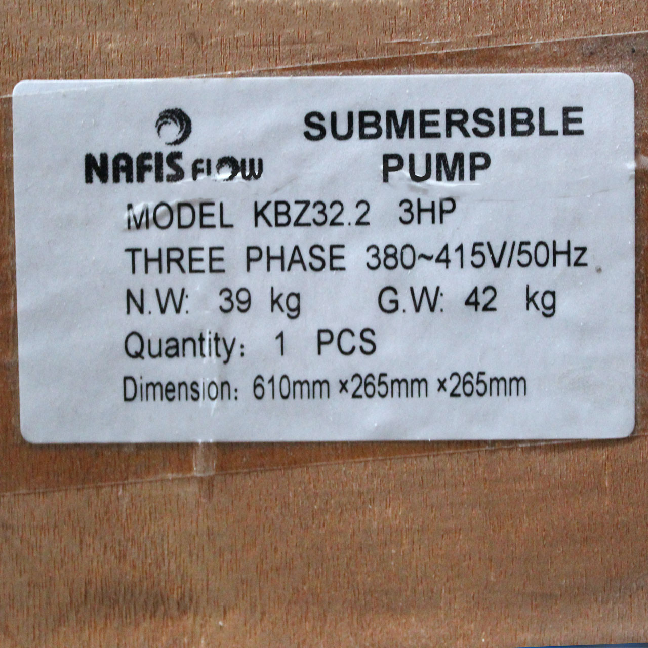 پمپ کف کش نفیس فلو مدل KBZ 32.2