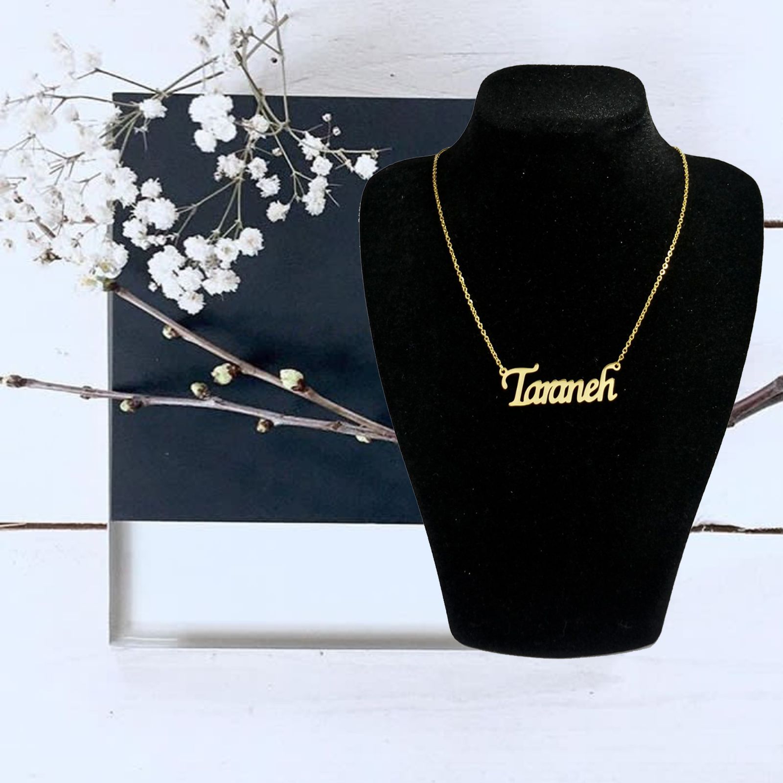 گردنبند نقره زنانه آی جواهر مدل ترانه کد N956 -  - 4