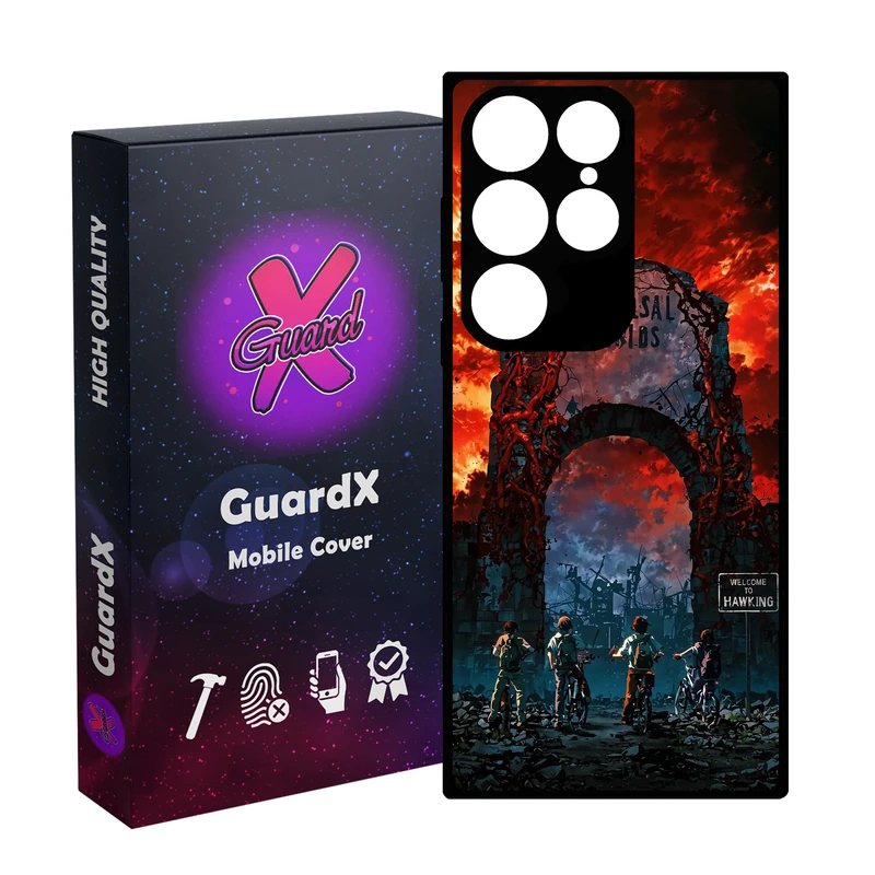 کاور گارد ایکس طرح Stranger Things مدل 10885 مناسب برای گوشی موبایل سامسونگ Galaxy S24 Ultra