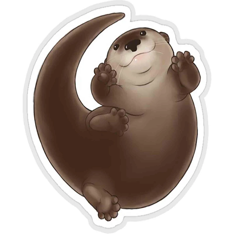 استیکر لپ تاپ طرح chonk otter کد ST329