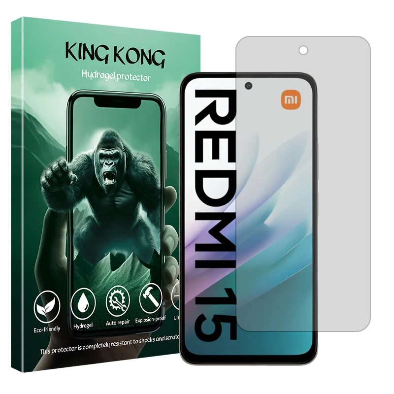 محافظ صفحه نمایش مات کینگ کونگ مدل Tough مناسب برای گوشی موبایل شیائومی Redmi 15 4G
