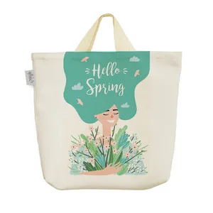 ساک خرید خندالو مدل Hello Spring کد S49