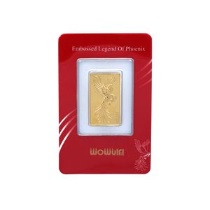شمش طلا 24 عیار ایران‌ شمش مدل سیمرغ 1g