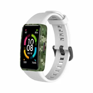 MAHOOT Army-Green-Pixel Cover Sticker for Huawei band 6 Smartwatch