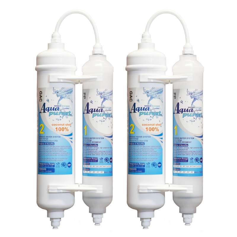 فیلتر یخچال ساید بای ساید آکوا پیورست مدل GAC-PP 2500G مجموعه 4 عددی فیلتر یخچال ساید بای ساید آکوا پیورست مدل GAC-PP 2500G مجموعه 4 عددی