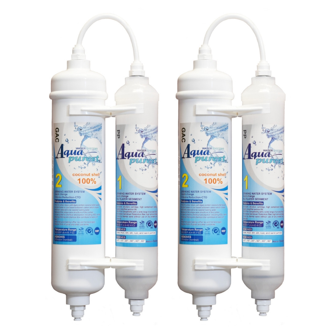 فیلتر تصفیه کننده آب آکوا پیورست شریعتی مدل گیاهی X 401 NEW مجموعه 4 عددی