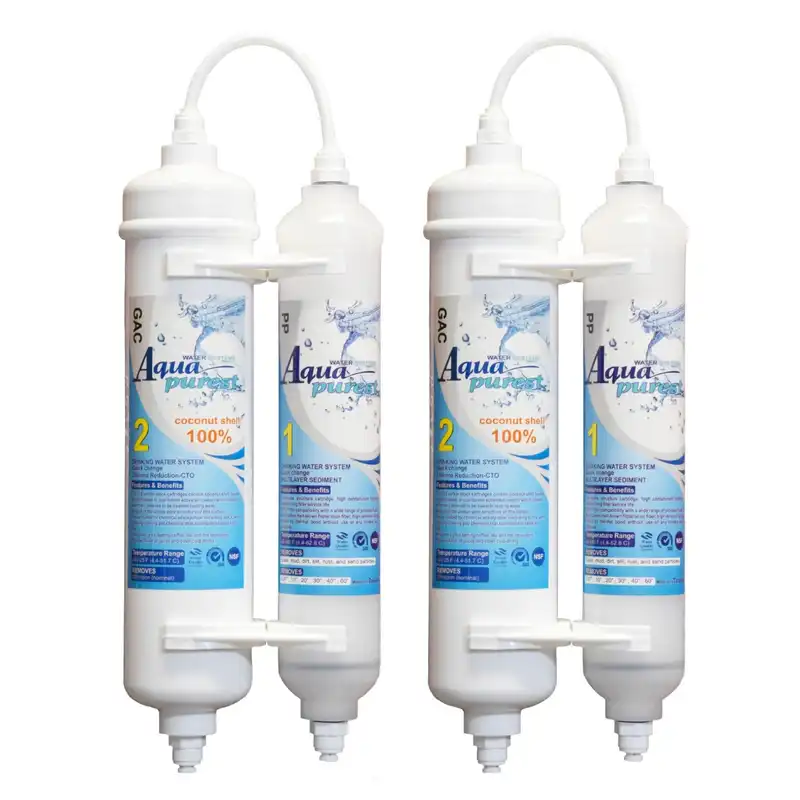 فیلتر تصفیه کننده آب آکوا پیورست شریعتی مدل گیاهی X 401 NEW مجموعه 4 عددی