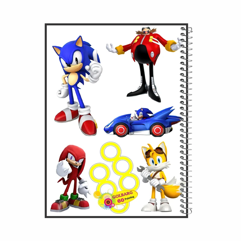 دفتر نقاشی 40 برگ گلبرگ طرح سونی کد 4207