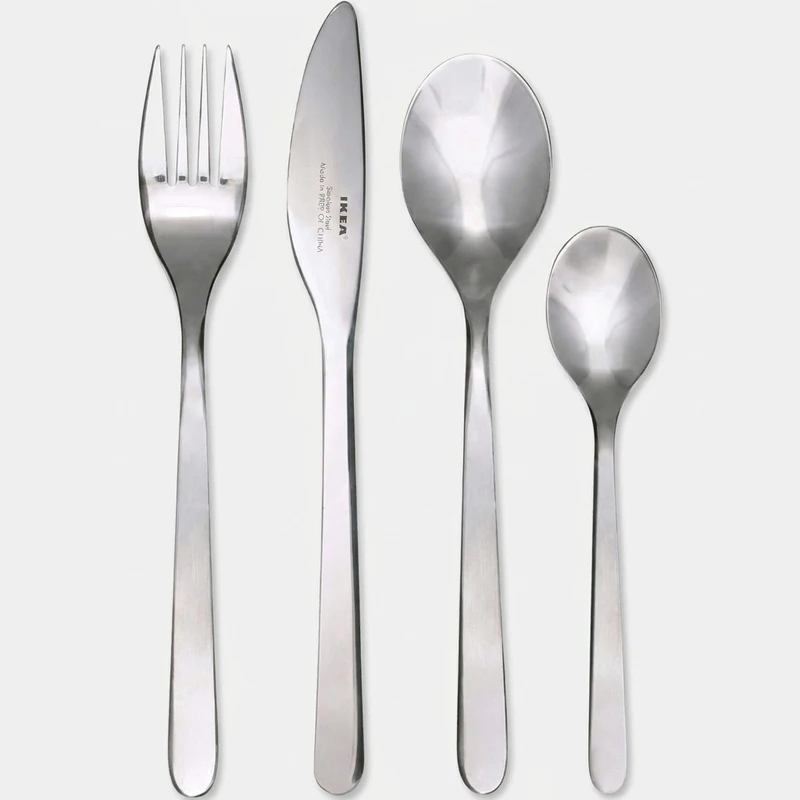 سرویس قاشق و چنگال 4 پارچه ایکیا مدل فورنفت