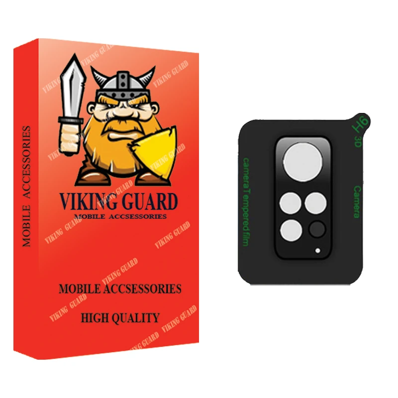 محافظ لنز دوربین وایکینگ گارد مدل 3D مناسب برای گوشی موبایل شیائومی Redmi Note 11