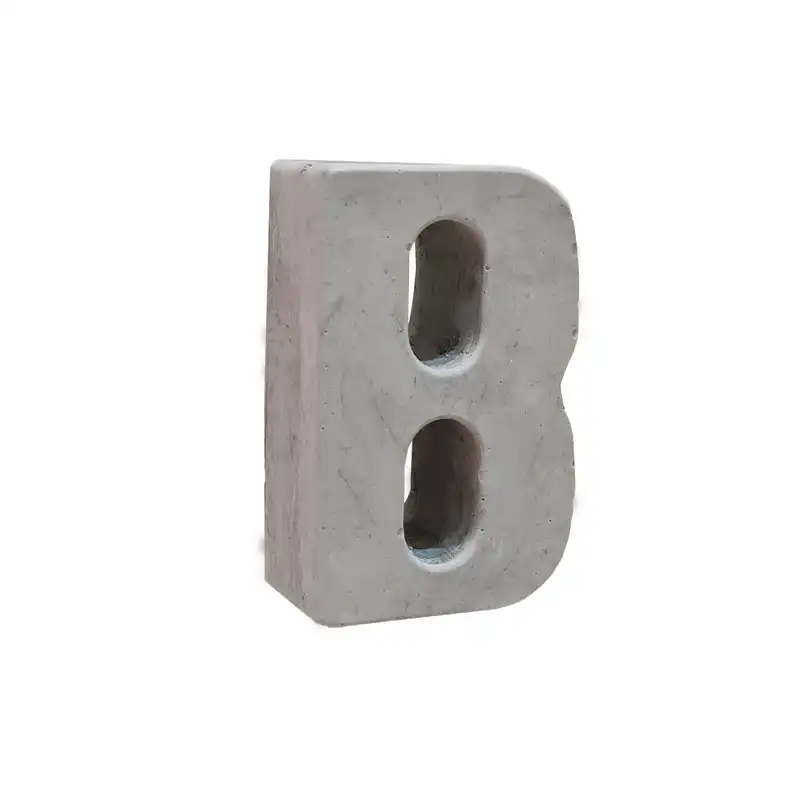 دکوری مدل بتنی طرح حرف B